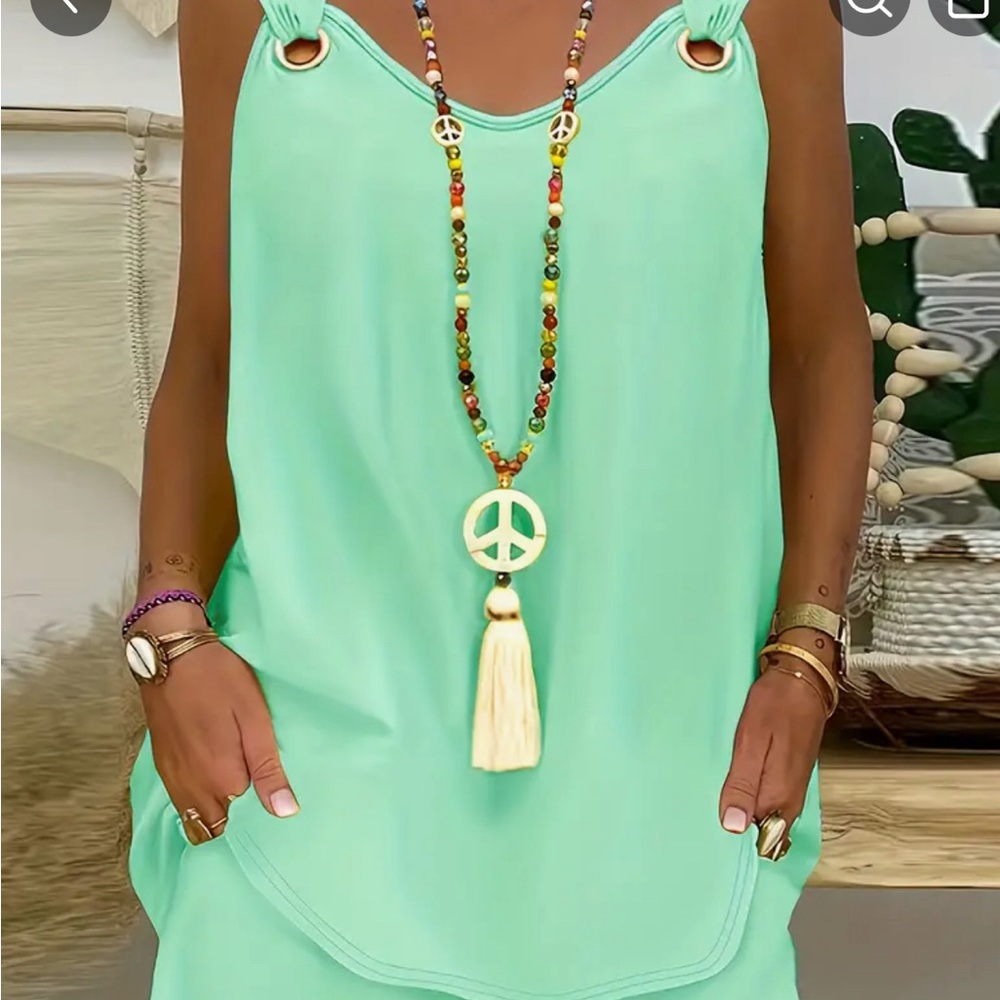 Shorts and matching top seafoam green color super soft and comfortable
